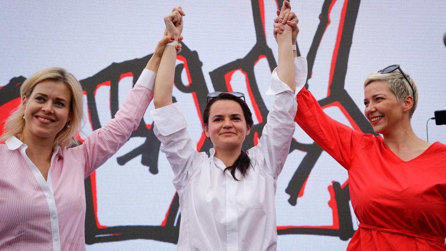 Belarus presidential elections: Meet the three women teaming up to ...