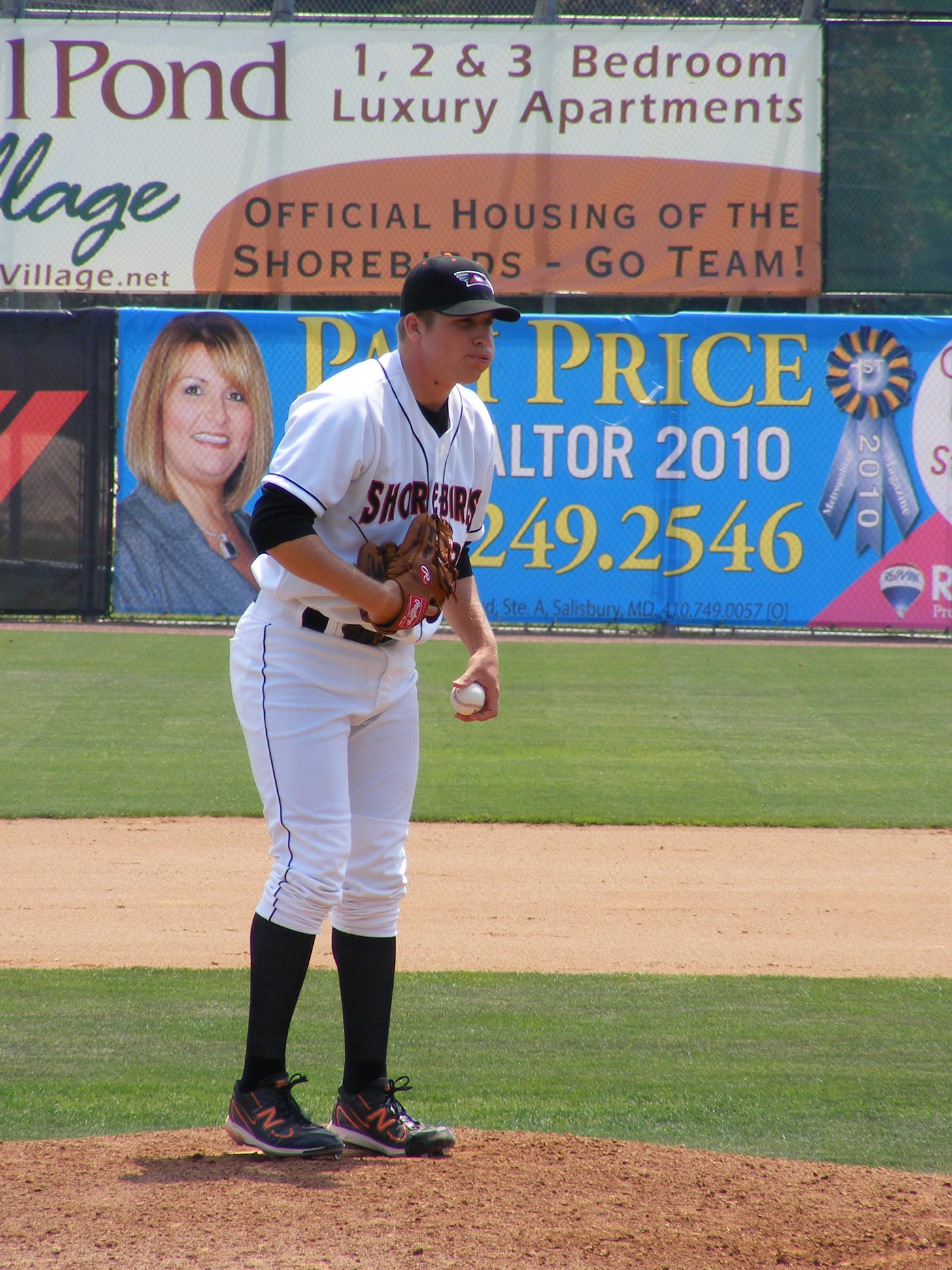 Jarret Martin was pitching in relief when this was taken back in May, but he's established himself in the starting rotation now.