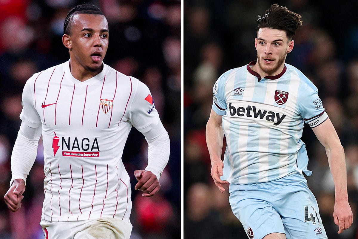 Chelsea draw-up three-man summer transfer shortlist including Declan Rice,  Jules Kounde and Aurelien Tchouameni