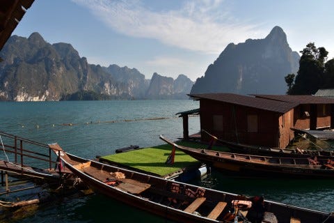 The outlook from Nang Prai Rafthouse. Photo: David Luekens