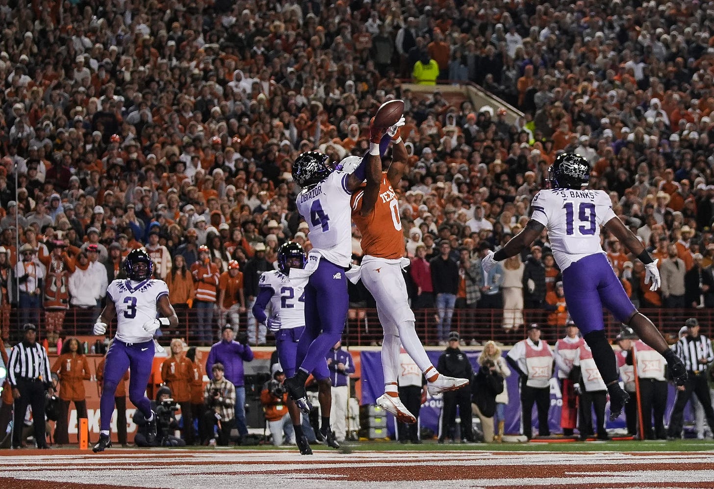 Texas offense misfires in costly loss to conference-leading TCU