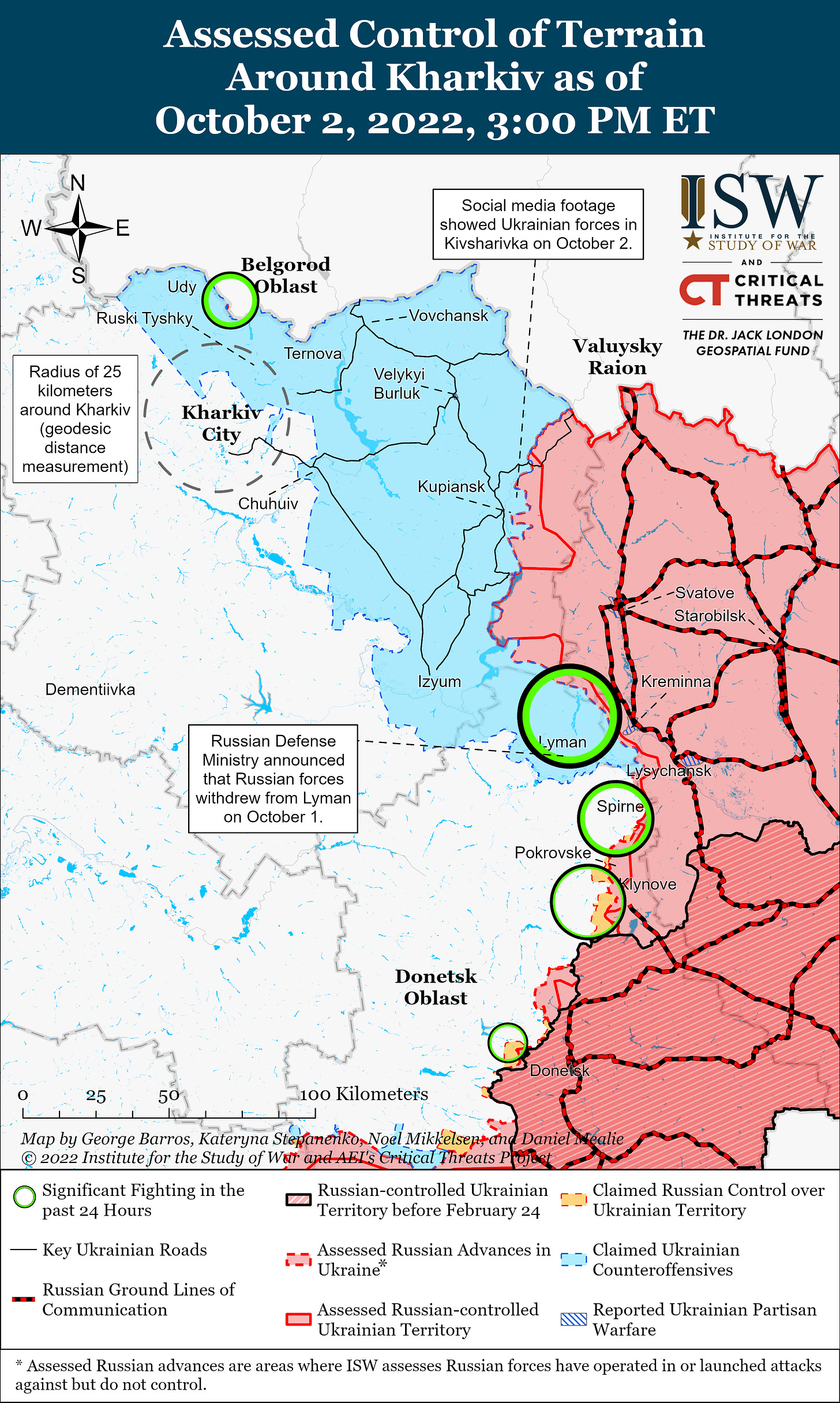 Russian Offensive Campaign Assessment, October 2 | Institute for the Study  of War