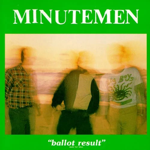 Cover art for Ballot Result by Minutemen