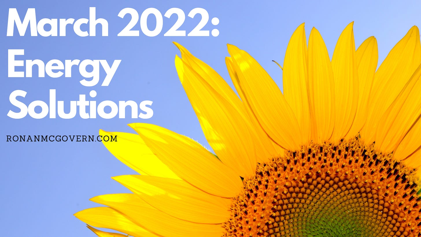 March 2022: Energy Solutions ⚡️
