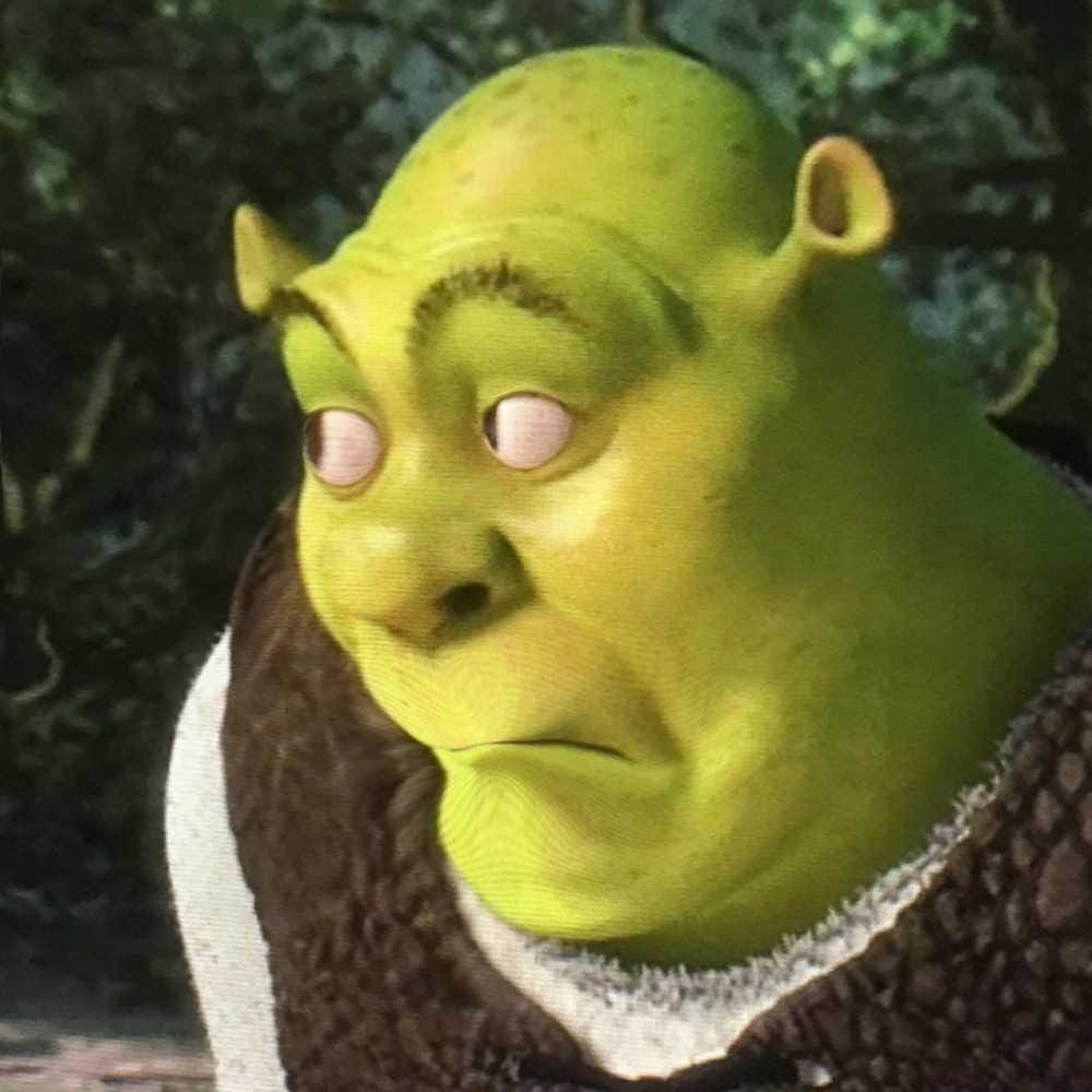 Shrek Meme Face - IdleMeme