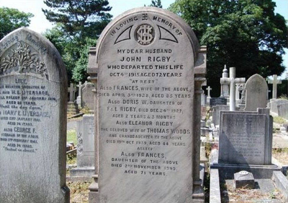 Eleanor Rigby grave