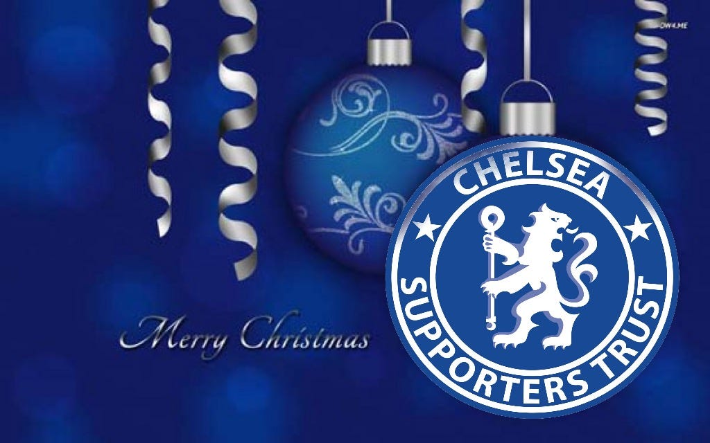 Merry Christmas and a Happy New Year - Chelsea Supporters' Trust
