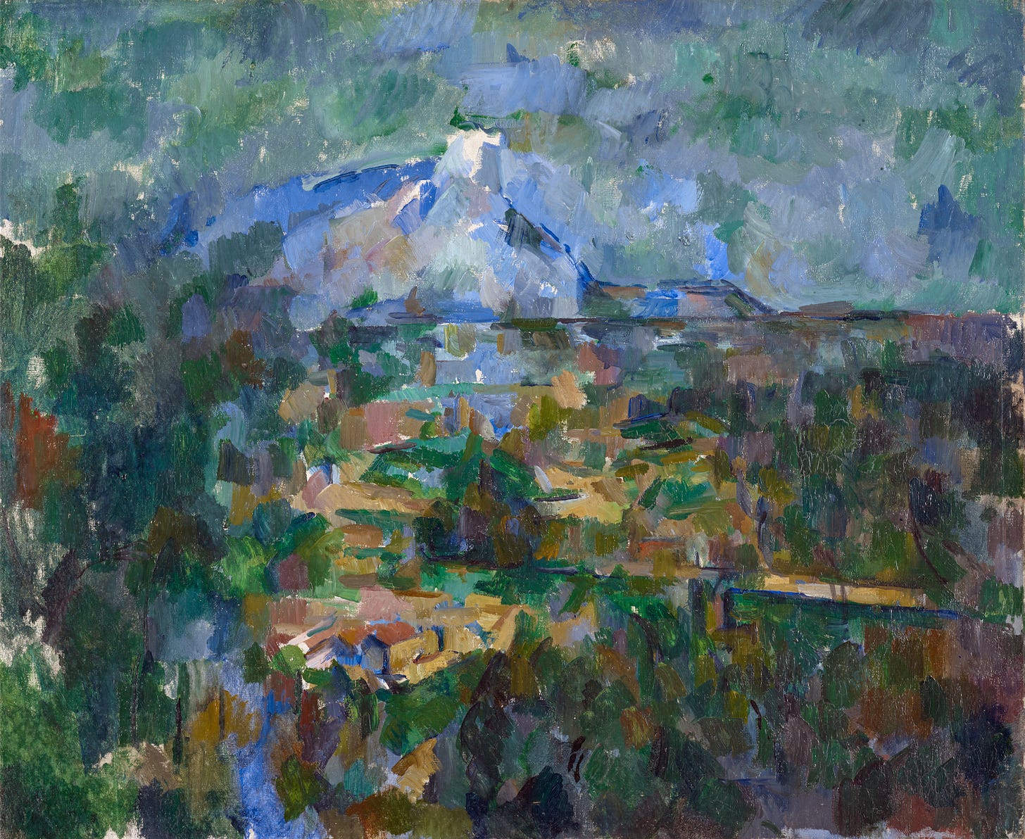 The Mont Sainte-Victoire Seen From Les Lauves (1904)