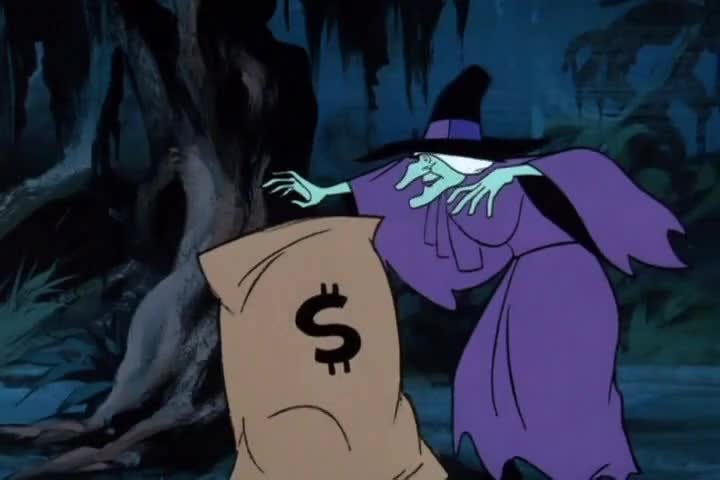 Yarn | Money, money, money! ~ Scooby Doo, Where Are You! (1969) - S01E13 Which  Witch Is Which? | Video clips by quotes, clip |  ce26b658-2697-4486-8aaf-b006ed06b9a3 | 紗