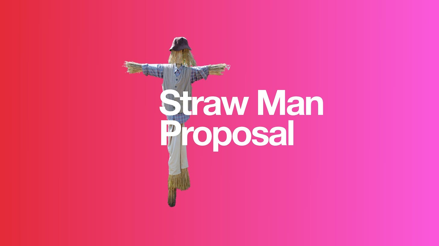 presentation straw man
