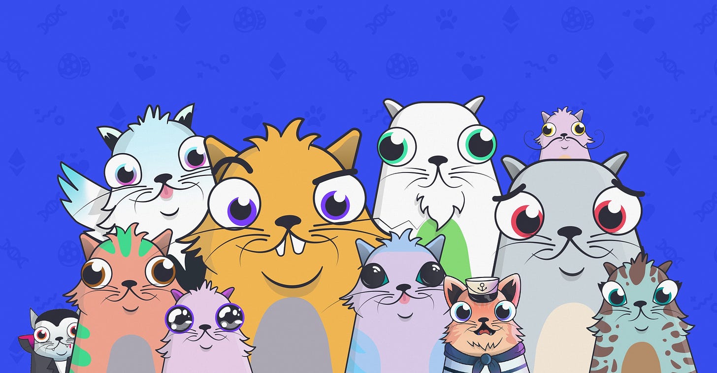 Cryptokitties les chats sur la blockchain Ethereum - Tokens Invaders