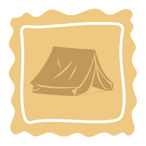 tent stamp