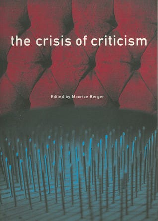 Berger - The Crisis of Criticism cover