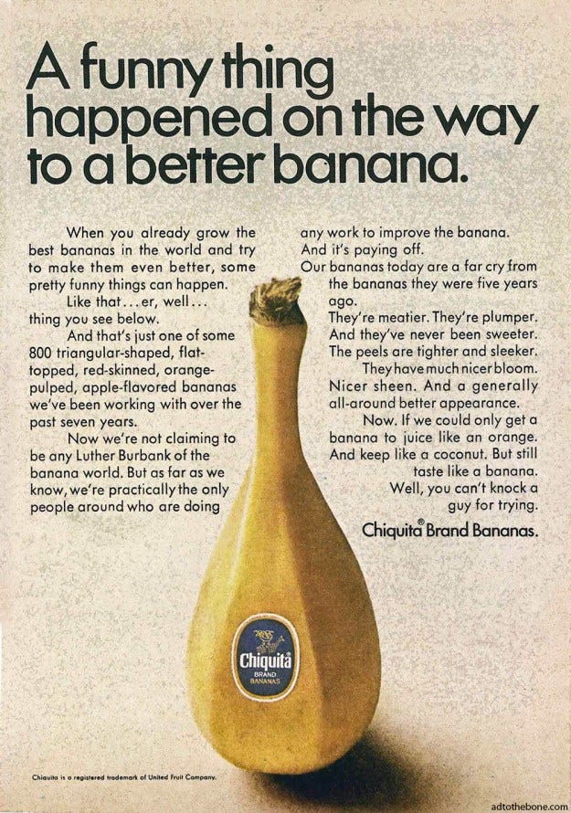 chiquita Archives - Clayton Hove's Ad to the Bone
