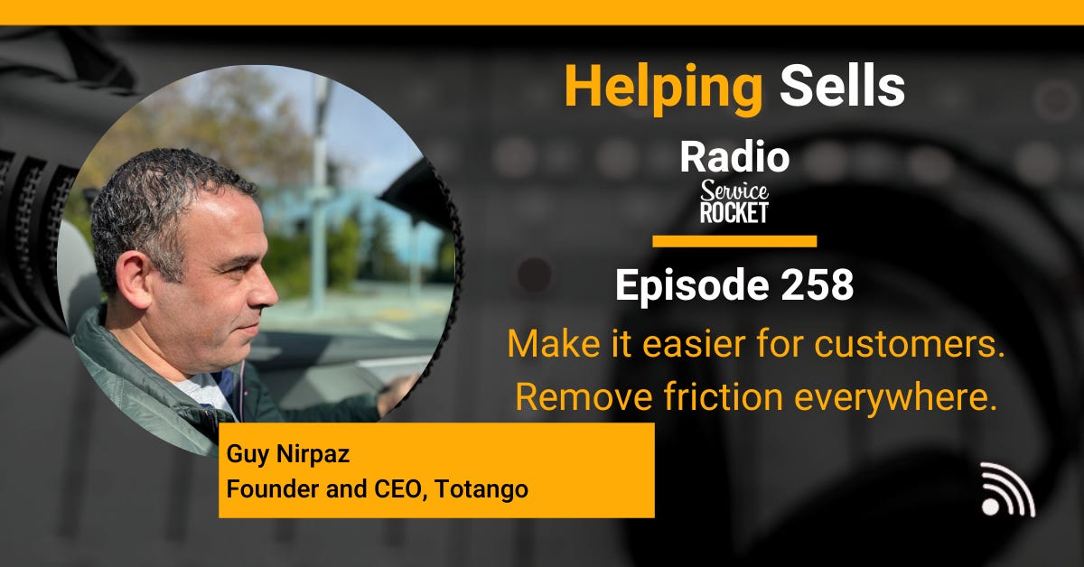 Guy Nirpaz Totango customer success Helping Sells Radio Bill Cushard podcast