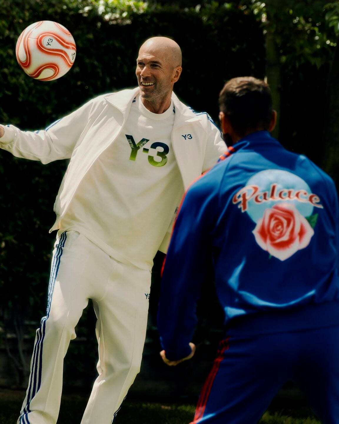 Zinedine Zidane and Lucas Puig have a kickabout for Palace's new Y-3 collab  – HERO