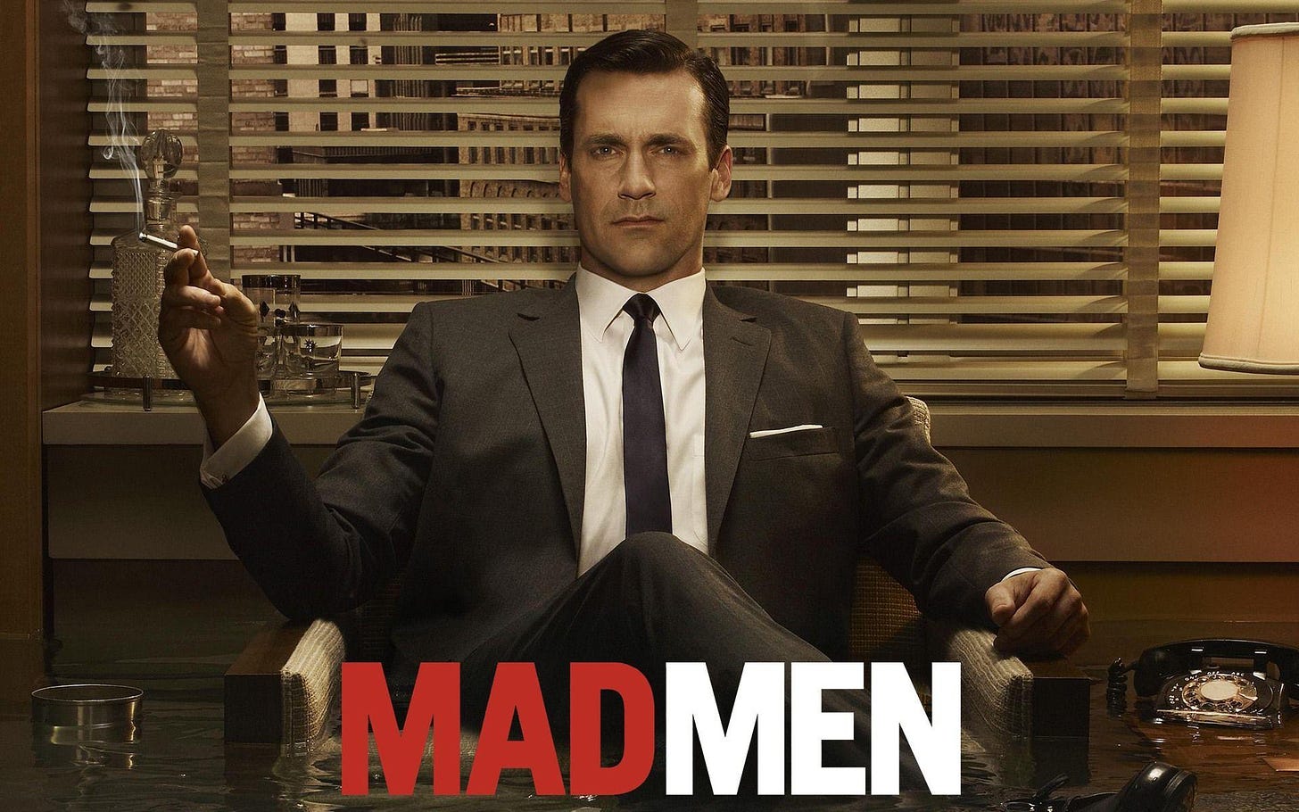 Mad Men featuring Jon Hamm as Don Draper, click here to watch the show.
