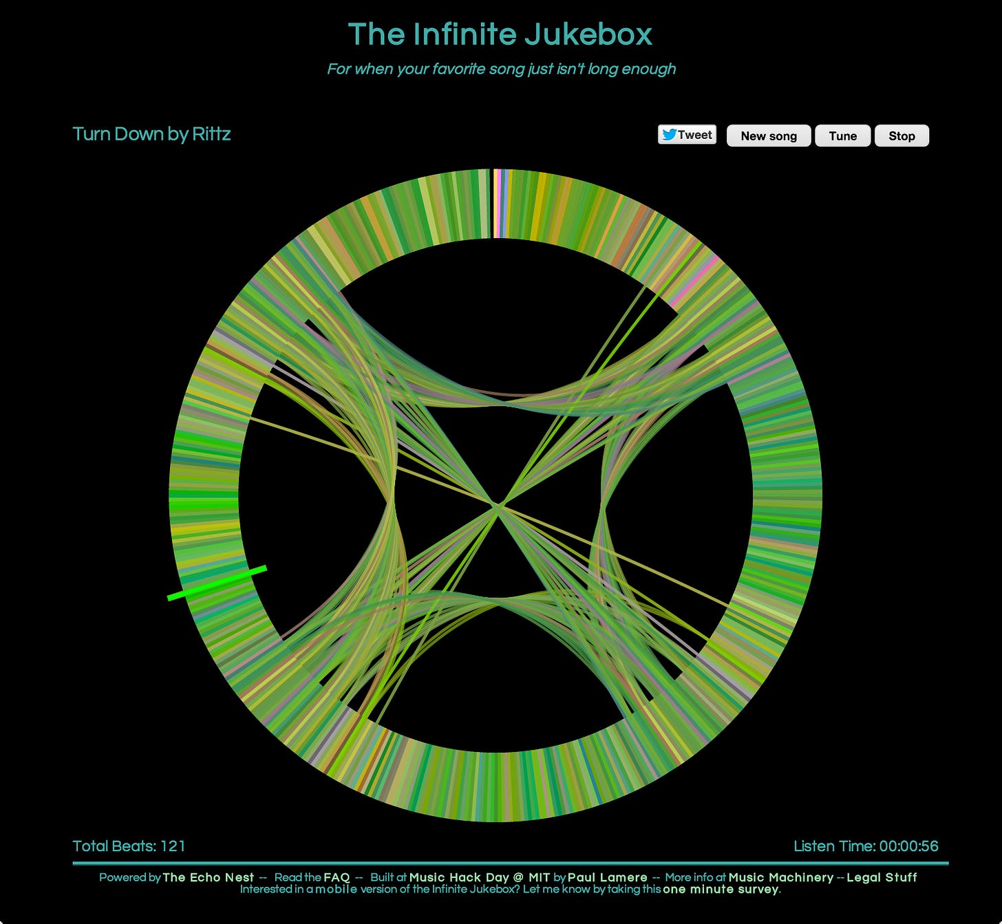 Infinite Jukebox improved | Music Machinery