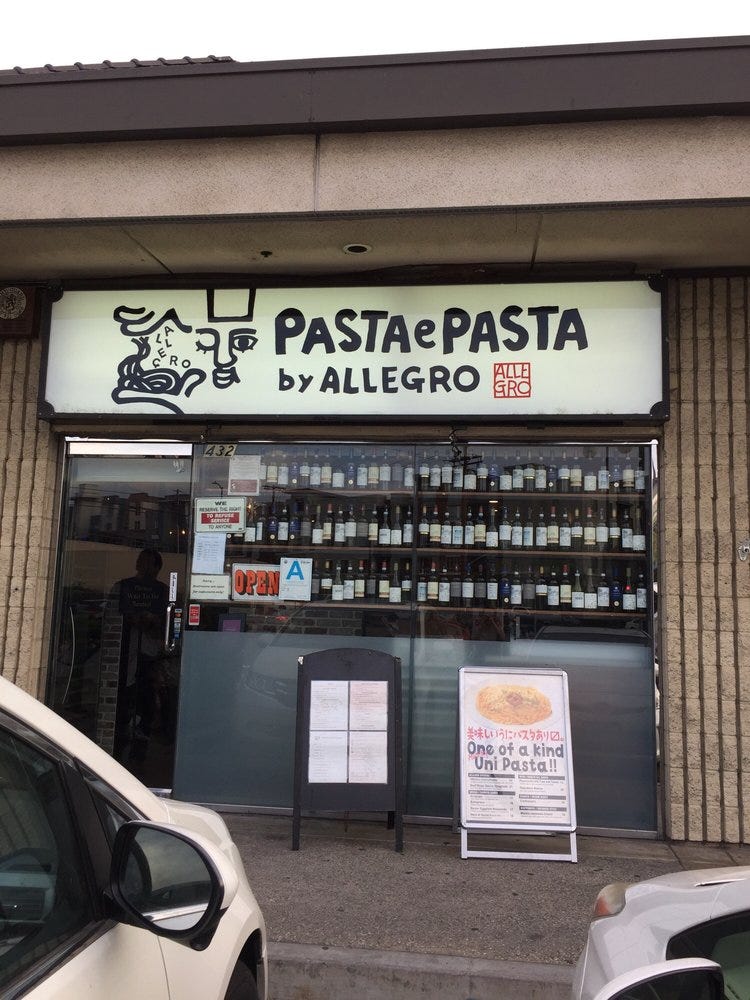 Photo of PASTA e PASTA by Allegro - Los Angeles, CA, United States. Front of store