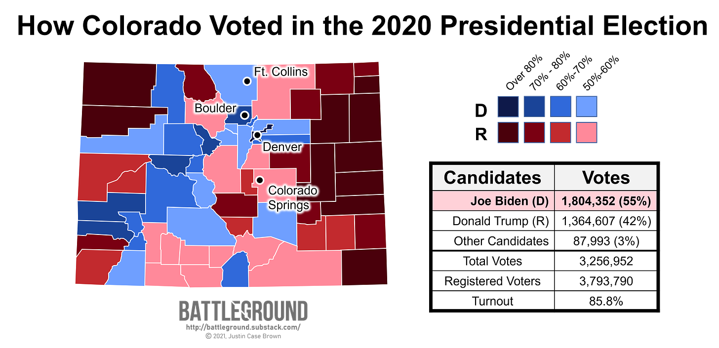 How Colorado Voted in the 2020 Presidential Election