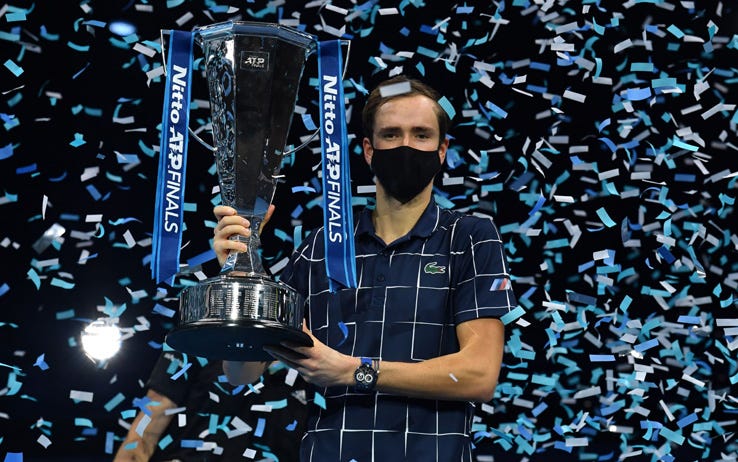 ATP Finals, Medvedev batte Thiem 4-6, 7-6, 6-4 e trionfa al Masters di  Londra | Sky Sport