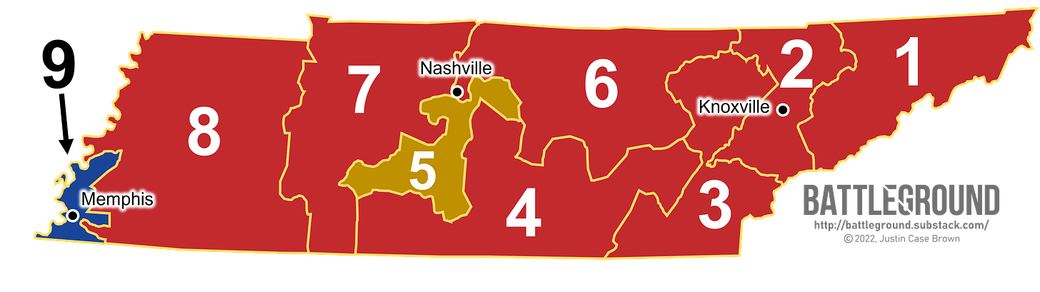 Tennessee's New Congressional Districts