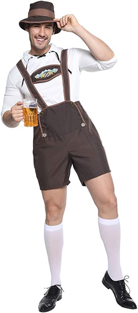 Amazon.com: EraSpooky Men's Oktoberfest Costume Lederhosen German Bavarian  Guy Set Halloween Festival : Clothing, Shoes & Jewelry