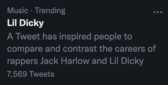 Lil Dicky: A Tweet has inspired people to compare and contrast the careers of rappers Jack Harlow and Lil Dicky