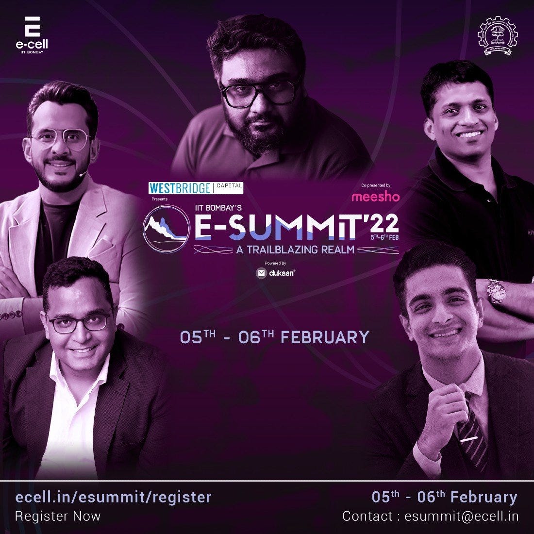 E-Summit22 by E-Cell IIT Bombay Tickets, February 5 to February 6 |  AllEvents.in