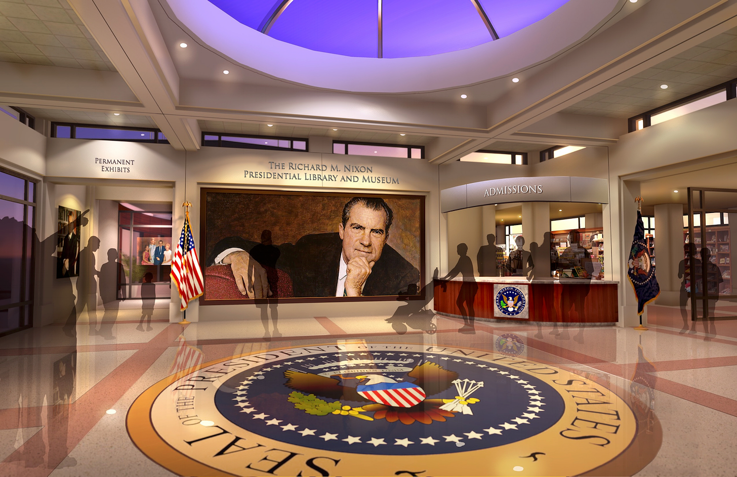 Opening Ceremonies for the New Nixon Library and Museum