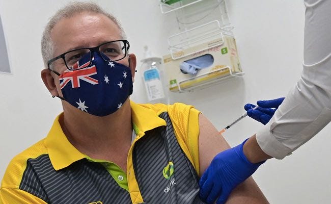 Australia Starts COVID-19 Vaccine Rollout Amid Controversy, Prime Minister Scott Morrison ...