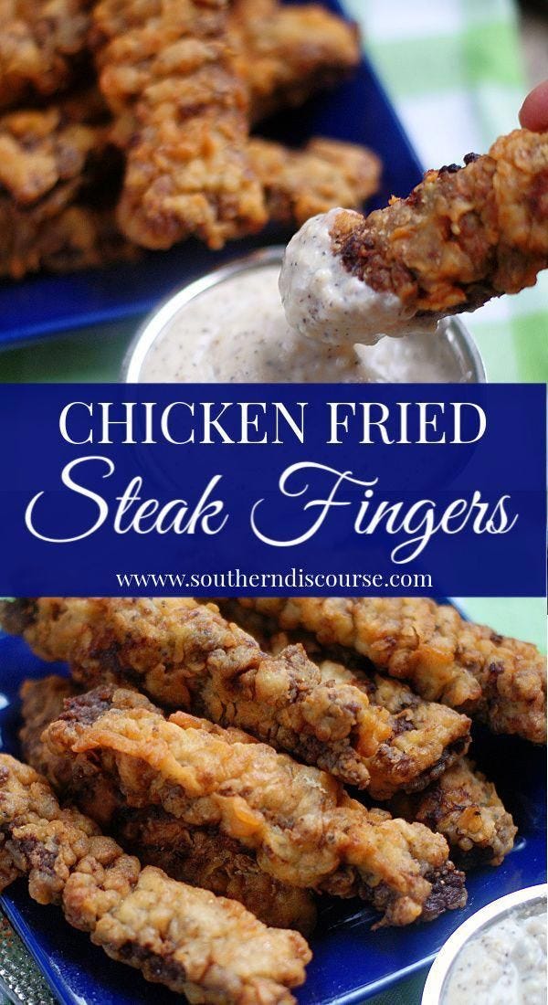 Crispy breading, tender steak, Classic Chicken Fried Steak Fingers are ...