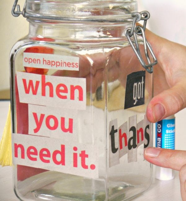 Make a Gratitude Jar for Thanksgiving | Make and Takes