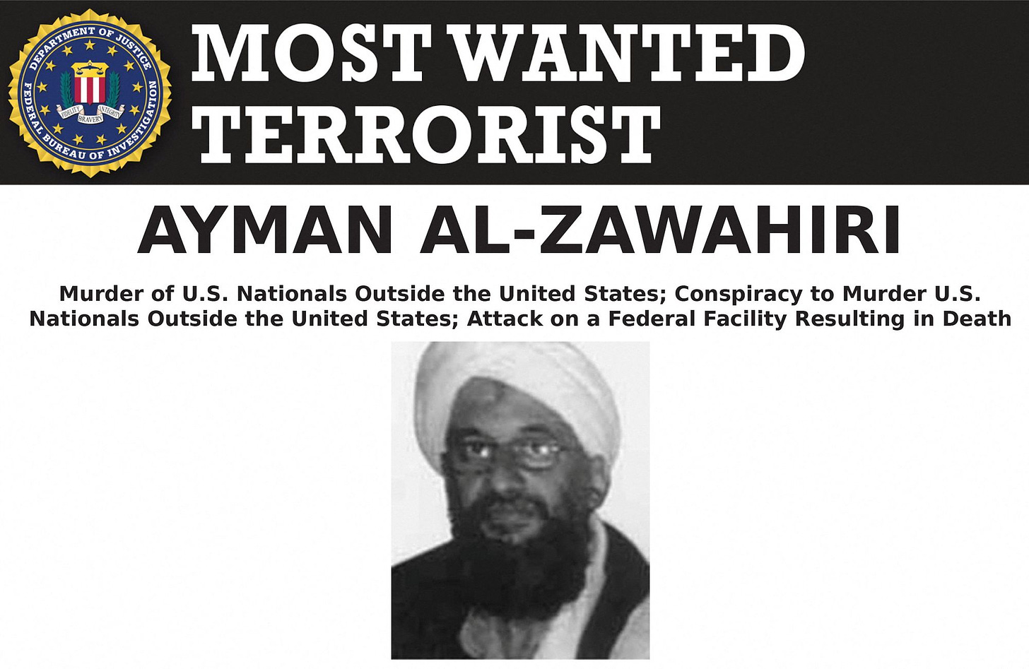 After the killing of al-Zawahri, here is the FBI’s list of most wanted terrorists