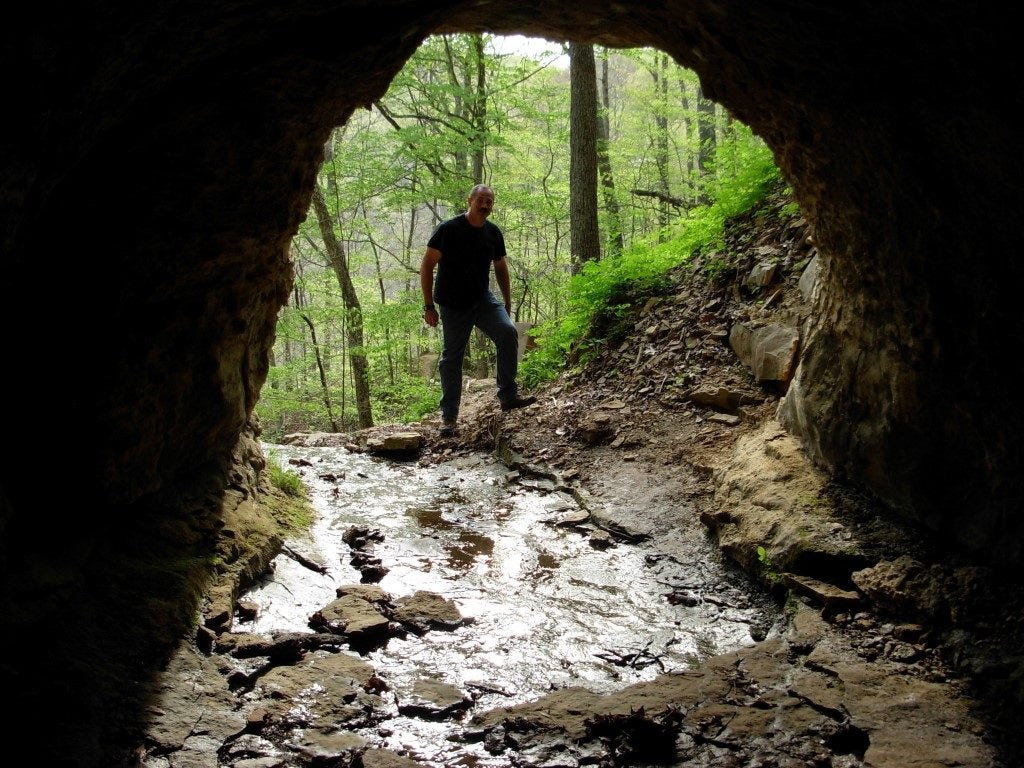 Patton Cave, Deam Wilderness. Photo by Brent T. Wheat