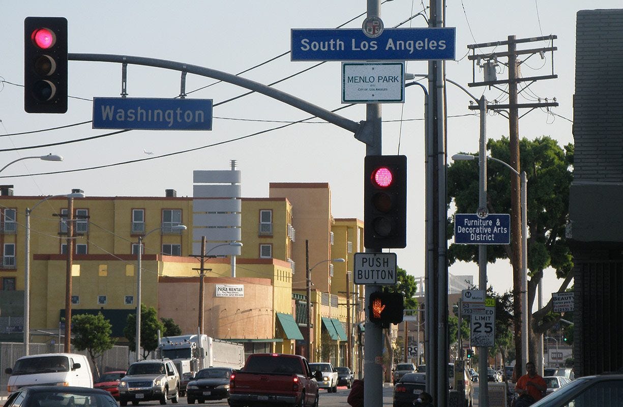 The History of South Central Los Angeles and Its Struggle with  Gentrification | Los angeles neighborhoods, Los angeles, The neighbourhood