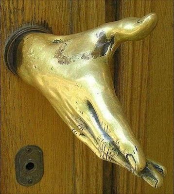 Brass Hand Door Pull - Google Search