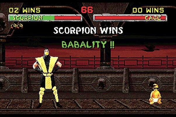 Scorpion Cage Babality Mortal Kombat | Classic video games, Mortal kombat,  Video game images