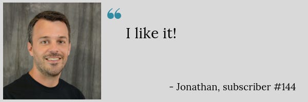 Jonathan is articulate. Do you have something to say about The Highlighter? Hit reply!