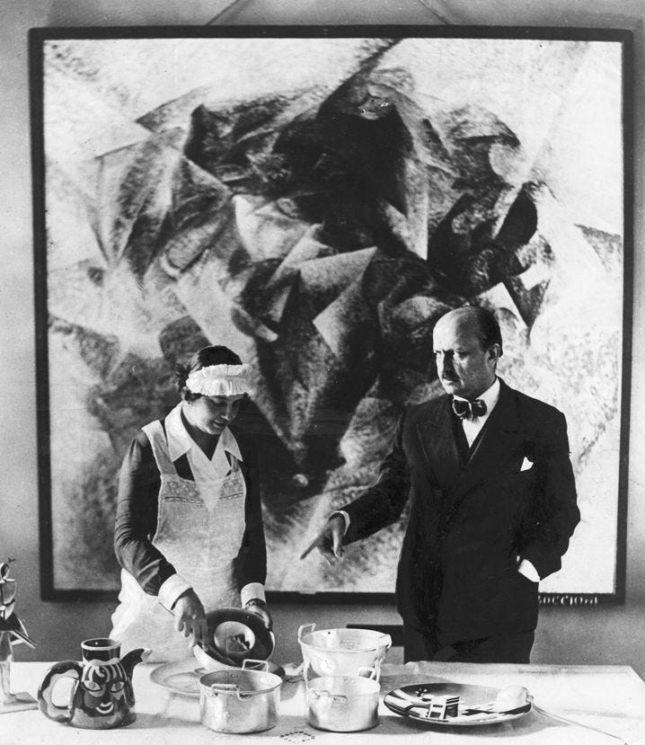 Futurist Filippo Tommaso Marinetti 1934 Photo: ullstein bild / W. Seldow