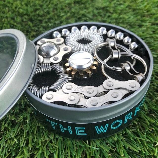 "The Works"  Fidget Kit - try ALL seven best sellers in one tin!  Save $25!