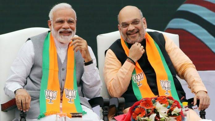 Image result for modi amit shah laughing"