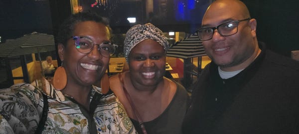 Mimi Jacks, Africa Hannibal, Corey Gumbs @ ShePodcasts NYC Meet-Up