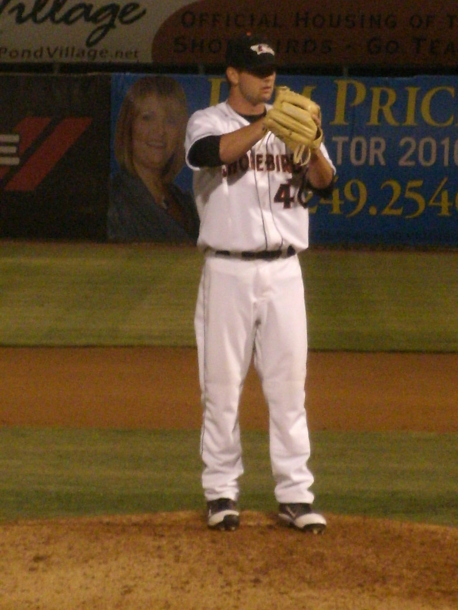 David Walters gets set to face Savannah in an April 27 game. He would toss a scoreless ninth.