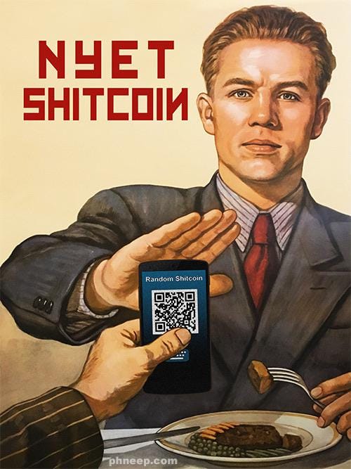 NYET SHITCOINS! : r/Bitcoin