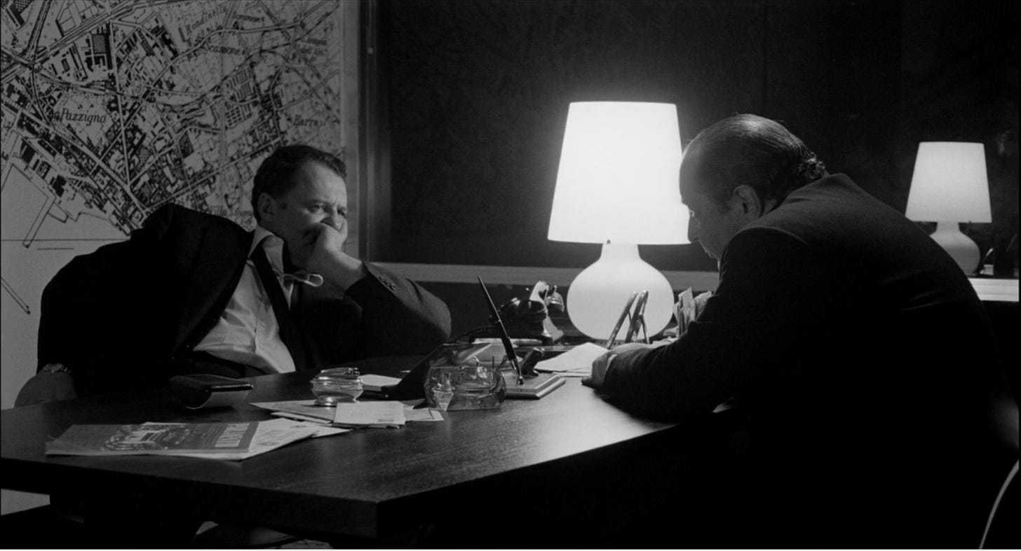 Meeting scene from Hands Over the City (1963)