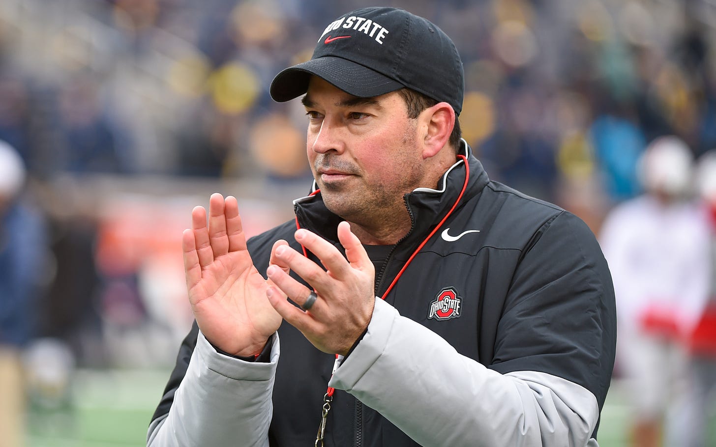 Ohio State coach Ryan Day threatened to “hang 100” on Michigan after Jim  Harbaugh narc'd on him on a Big Ten conference call | This is the Loop |  GolfDigest.com