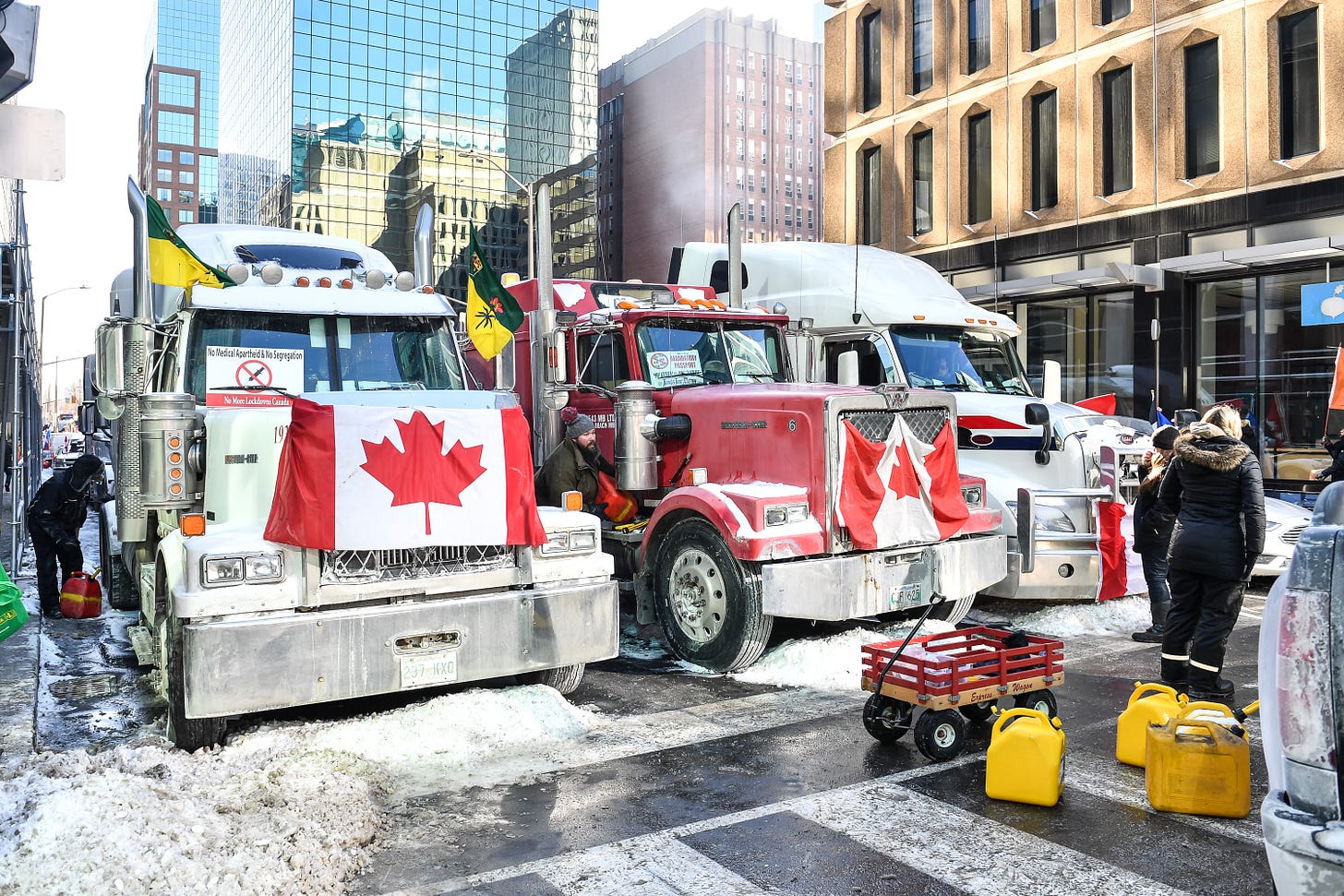 Canadian Trucker Convoy Organizers Barber, Lich Arrested, in Custody