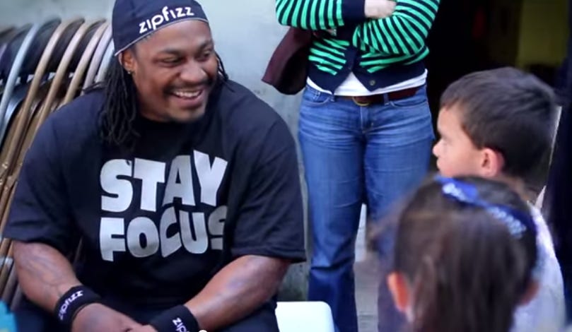 Marshawn Lynch Speaks on Helping out The Kids (Video) – BlackSportsOnline