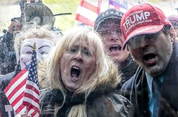 MAGA CULT ZOMBIES are outside ( Actual Picture ) : r/Ohio